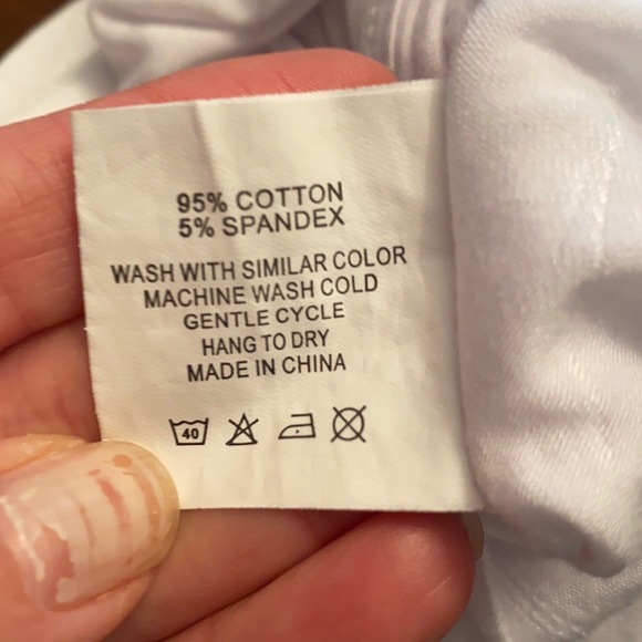 Zyia Active Namaste White Open Back Top S - Picture 8 of 8